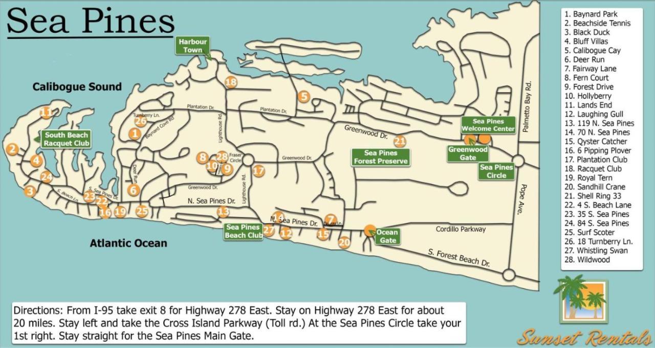 힐튼 헤드 아일랜드 North Sea Pines 119 빌라 외부 사진